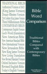 9781892833013 Bible Word Comparison