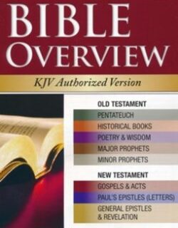 9781628628036 Bible Overview KJV Authorized Version Pamphlet