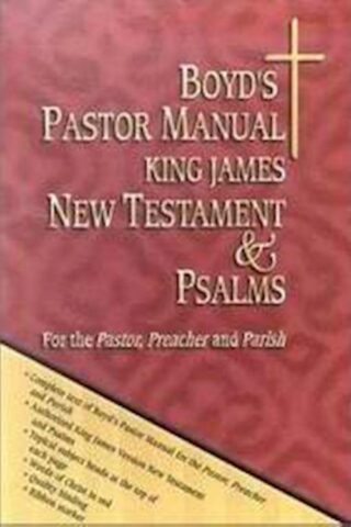 9781404115798 Boyds Pastor Manual New Testament And Psalms