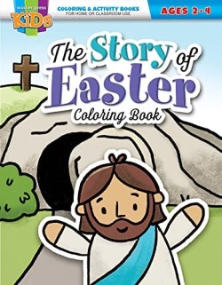 9781684343218 Story Of Easter Coloring Book Ages 2-4
