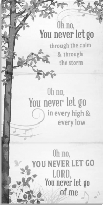 081983511110 Sing Praise You Never Let Go (Plaque)