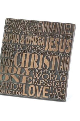603799556026 Names Of Jesus Tabletop Plaque
