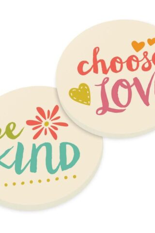 656200219836 Choose Love Coaster 2 Pack
