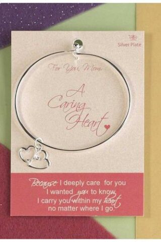 714611172659 Caring Heart Mom Bangle (Bracelet/Wristband)