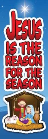 730817357843 Jesus Is The Reason For The Season Bookmarks Pack Of 25