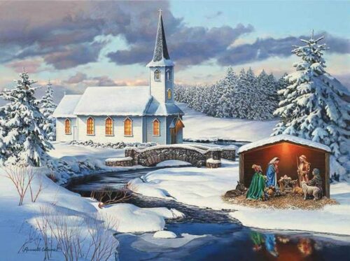 788200601257 Church Nativity 1000 Piece (Puzzle)