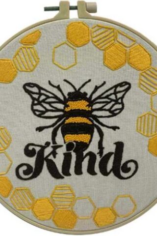 788200603114 Embroidery Kit Bee Kind