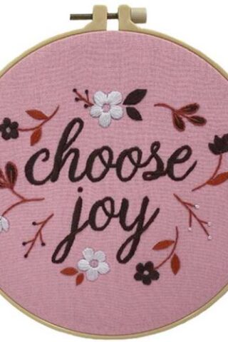 788200603121 Embroidery Kit Choose Joy