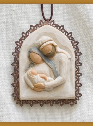 638713262417 Holy Family Metal Edged (Ornament)