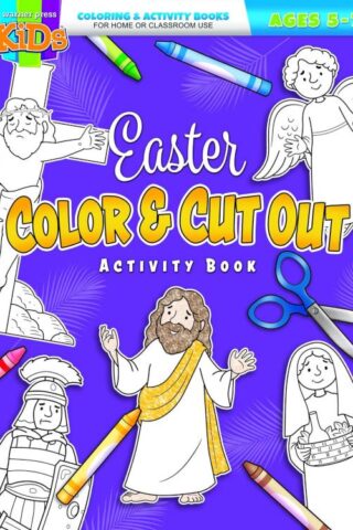 9781684342341 Easter Color And Cut Out Activity Book KJV