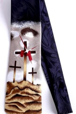 788200813001 3 Crosses On Calvary With Twinkle Tie
