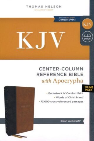 9781400332083 Center Column Reference Bible With Apocrypha Comfort Print